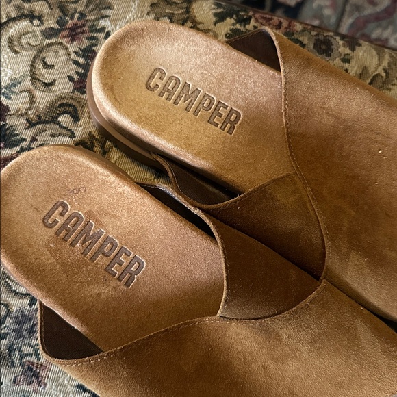 Camper Brown Slide Sandals - Picture 5 of 14